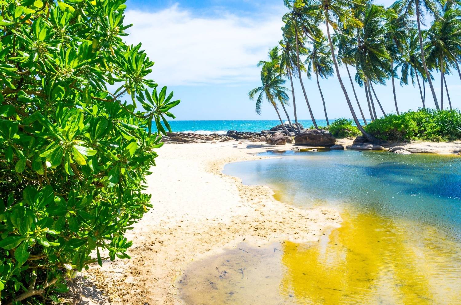 Bontata Beach in Sri Lanka