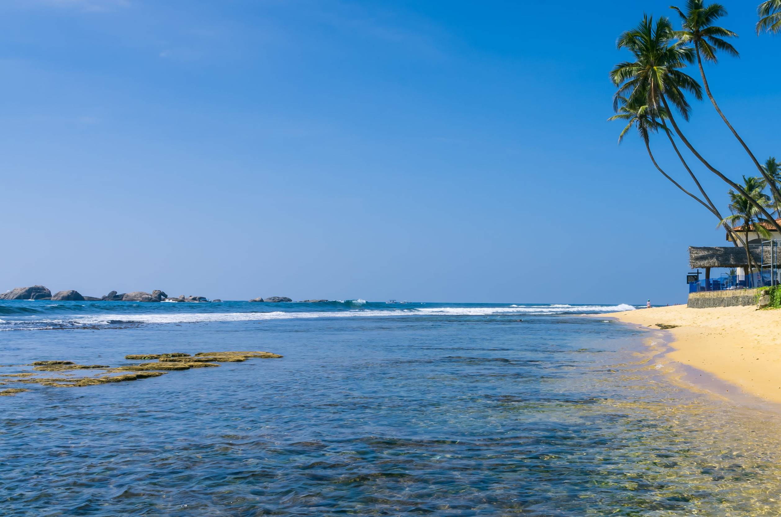 Sunny day at a Sri Lanka Beach